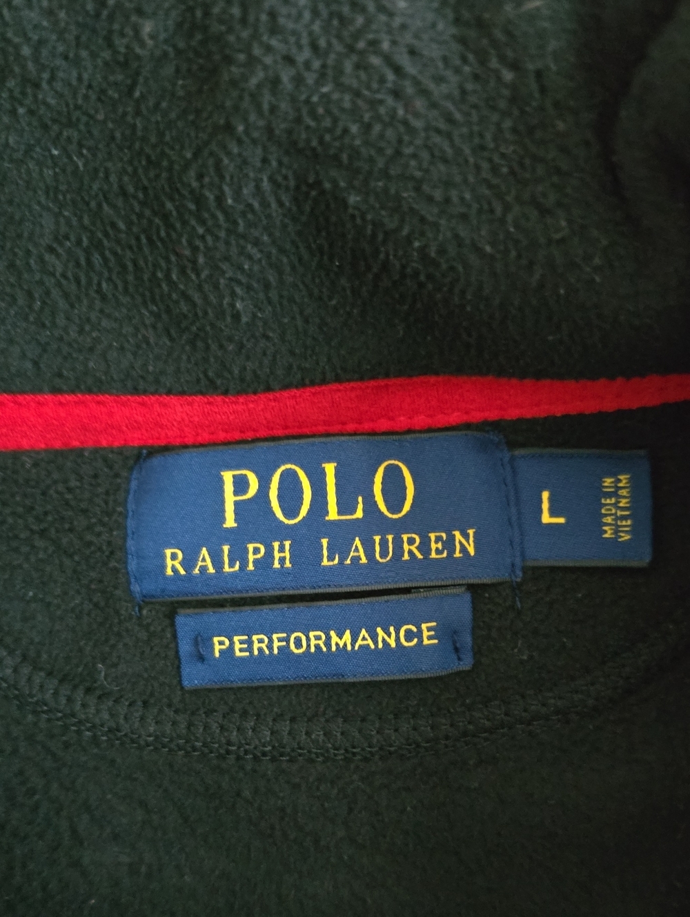 Polo Ralph Lauren Sz L Performance Fleece Vest Black - Picture 4 of 11